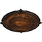 Ekena Millwork Attica Acanthus Leaf Ceiling Medallion (Fits Canopies up to 3 1/4"), 30 1/8"OD x 1 1/2"P, Rust CM30ATRUS - alternate 3